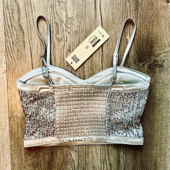 BOGO | Madden NYC Junior's Glitter Bra - XS - Picture 2 of 9
